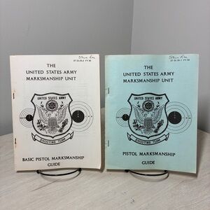 VTG United States Army Marksmanship Unit Basic Pistol Marksmanship Guide 1983